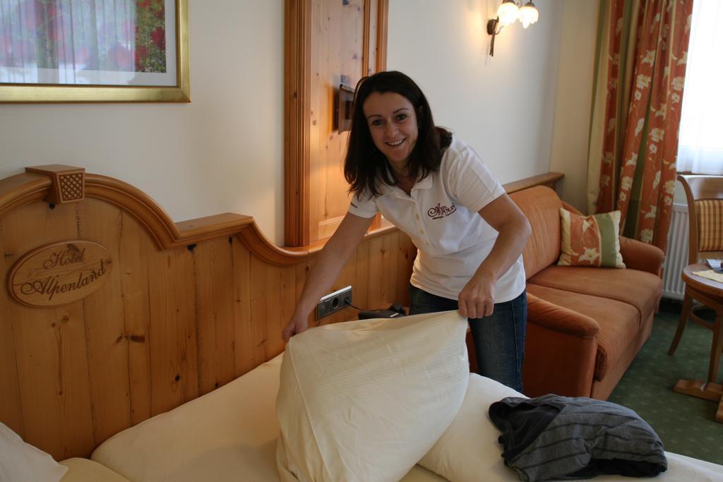 Hotel Garni Alpenland 알텐막팀퐁와 외부 사진
